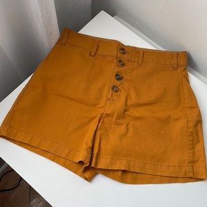 Old Navy High Rise Button Fly Shorts (Size 4)